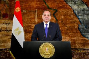 الرئيس السيسي يعزي خادم الحرمين وولي عهده في حادث سقوط الطائرة السعودية
