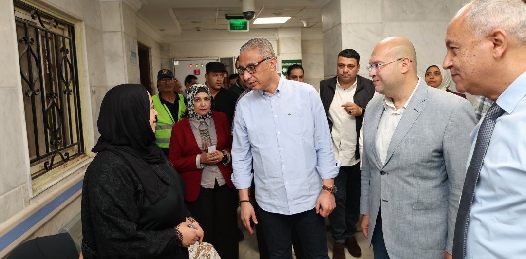 «الأنصاري يتفقد مستشفى شبرامنت المركزي.. ويعلن تجهيز وحدة للسكتة الدماغية وقسم للقسطرة القلبية»
