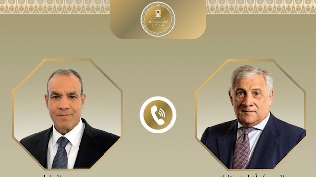 وزير الخارجية يبحث مع نظيره الإيطالي تعزيز العلاقات الثنائية ومستجدات الأوضاع الإقليمية
