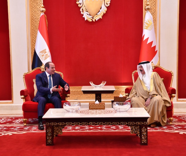 السيسي من المنامة: أمن البحرين والخليج امتداد للأمن القومي المصري
