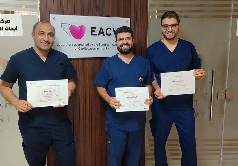 أكاديمية قلب المبرة أول مركز معتمد في أفريقيا للتصوير القلبي الوعائي من الجمعية الأوروبية