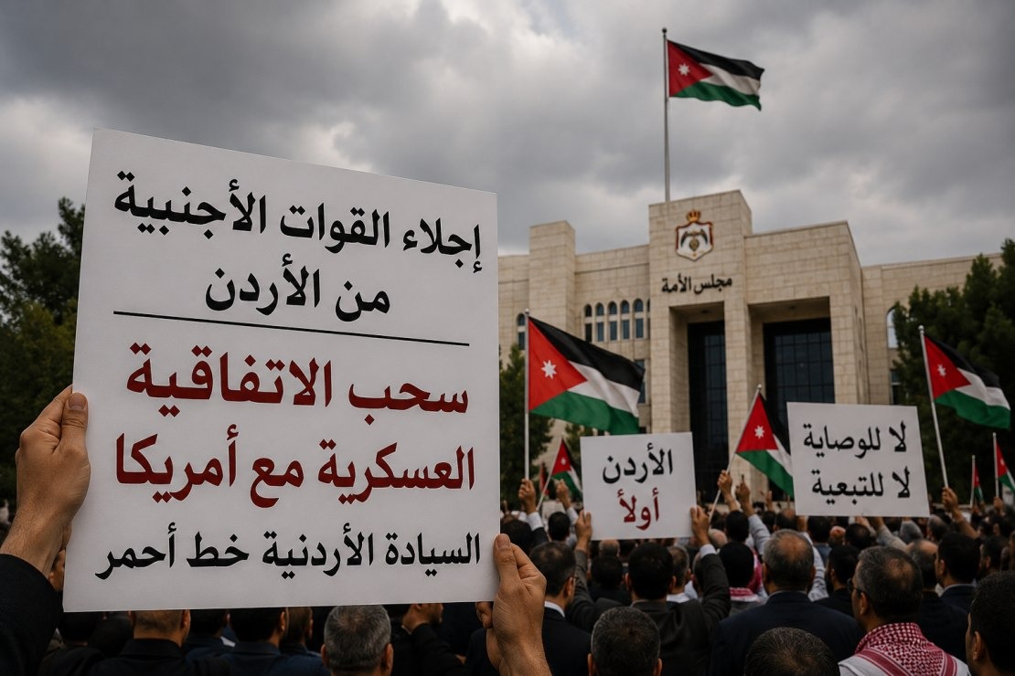 أردنيون يطالبون بطرد القواعد الأمريكية وانتهاج سياسة حياد حقيقي.. والحرس الثوري يشكر النشامى