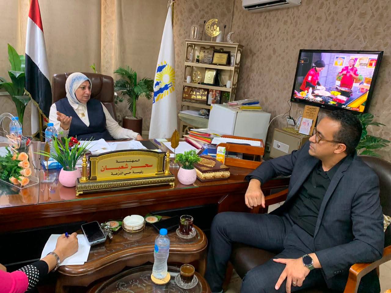 رئيس حي النزهة تبحث مع مبادرة «شجرها» إطلاق حملة تشجير شاملة لتعزيز الاستدامة البيئية