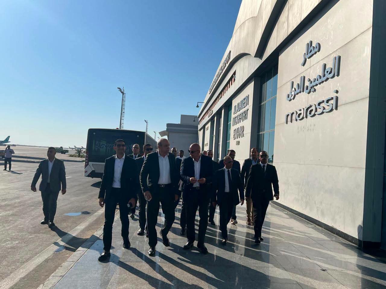 جولة تفقدية لوزير الطيران بمطار العلمين لمتابعة الاستعدادات النهائية لانطلاق معرض الطيران والفضاء «EIAS 2026»


