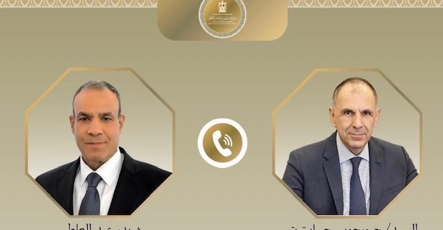 وزير الخارجية يبحث مع نظيره اليونانى العلاقات الثنائية والتطورات الاقليمية