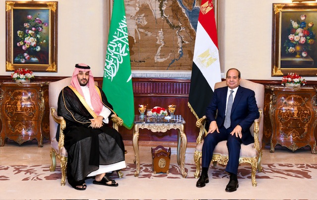 الرئيس السيسي و الأمير بن سلمان يؤكدان : العلاقات المصرية السعودية نموذج مثالي للتضامن العربي