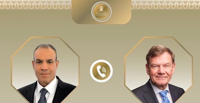 وزير الخارجية ونظيره الألماني يبحثان العلاقات الثنائية والتطورات فى الشرق الاوسط