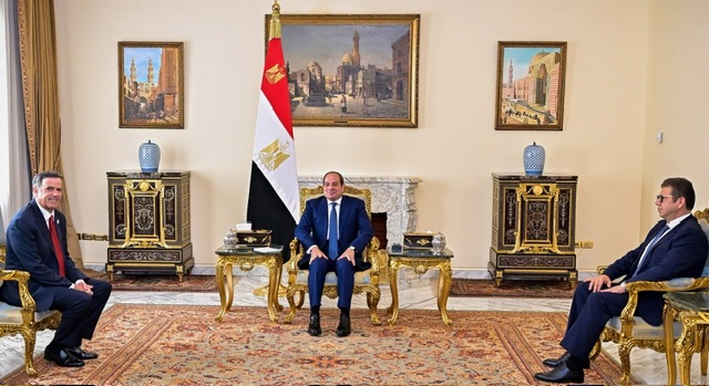 الرئيس السيسي يبحث مع مدير 