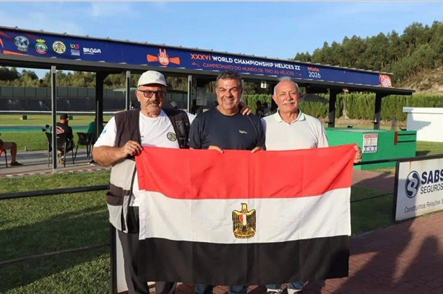 مصري من أصول أرمينية يحصد فضية العالم في الرماية بالبرتغال