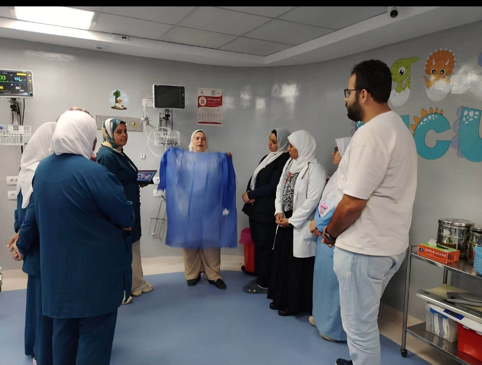 تدريب عملي لأطباء الحضانات بمستشفيات الجيزة.. وتأهيل كوادر قادرة على نقل الخبرات