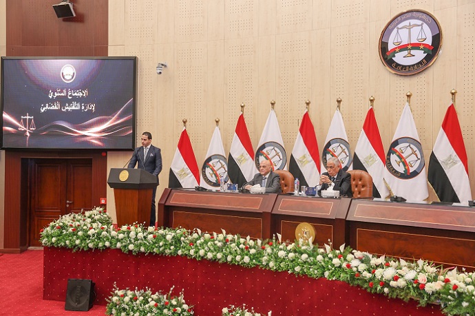 النائب العام يلتقي أعضاء إدارة التفتيش القضائي وقيادات النيابة بمناسبة بدء العام القضائي