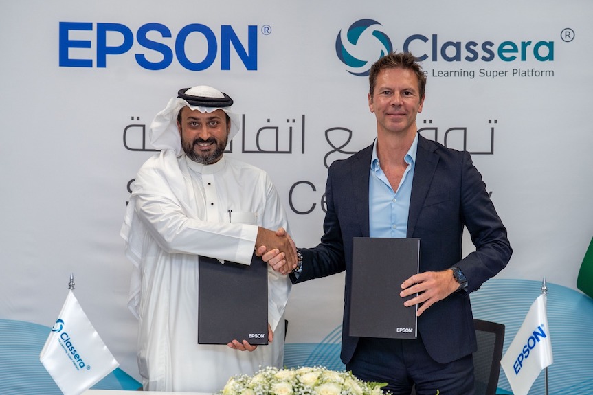 تعاون بين إبسون وكلاسيرا لتطوير التعلّم الرقمي في مدارس مصر