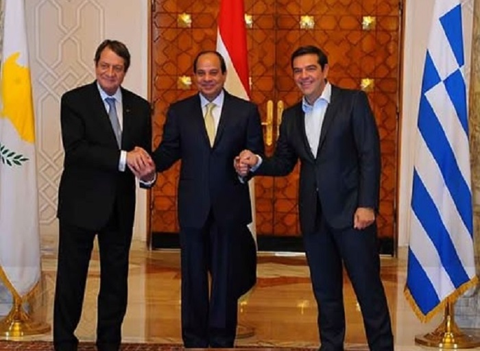 الإعلان المشترك لقمة العلمين الثلاثية بين مصر وقبرص واليونان