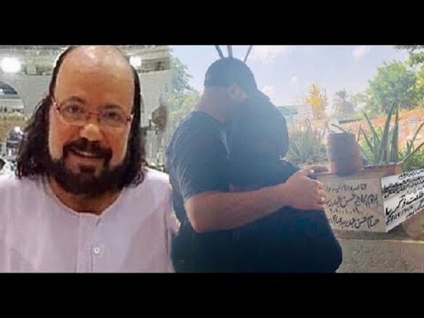 إيمى طلعت زكريا تحتفل بعيد ميلادها أمام قبر والدها 