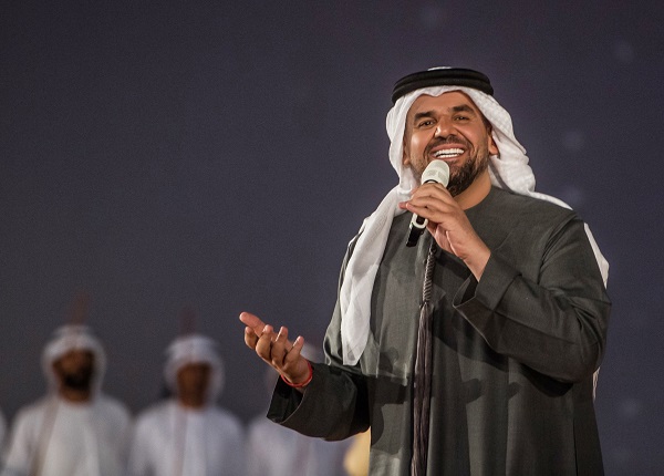  الجسمى يحتفل بتكريمه فى موسم الرياض بالسعودية 