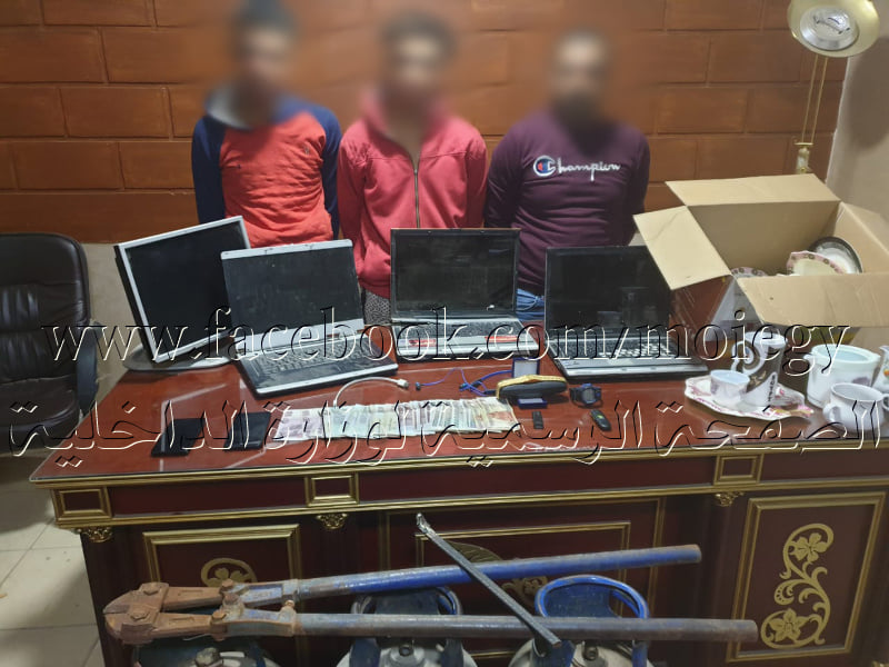 ضبط عناصر تشكيل عصابى تخصص فى إرتكاب جرائم سرقات المساكن بالقليوبية