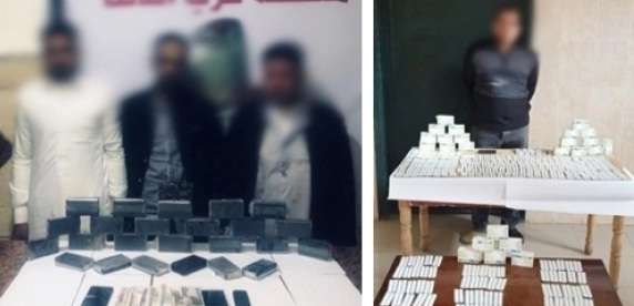ضبط 65 متهما و53 قضية مخدرات في حملات على الكافيهات والأكشاك 