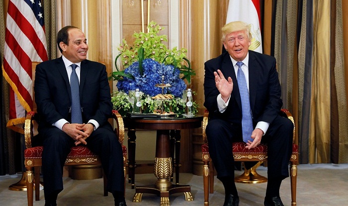 الرئيس الامريكي يهنئ السيسي برئاسة الاتحاد الافريقي
