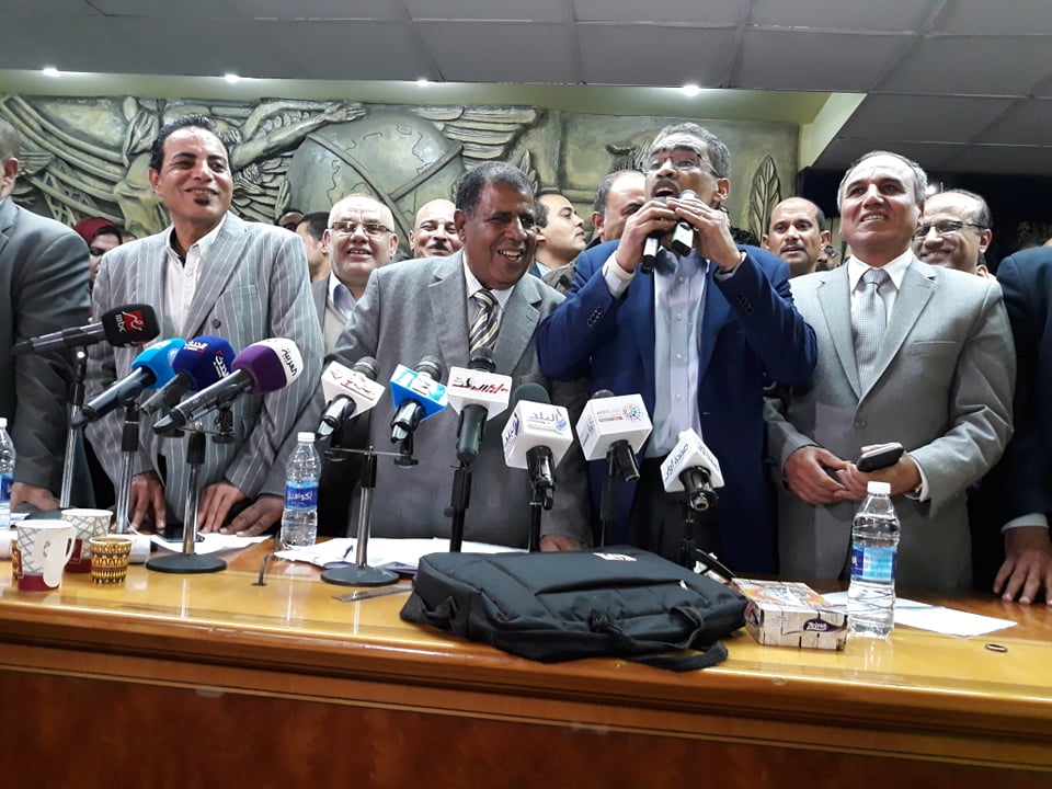 فيديو .. كلمة ضياء رشوان عقب إعلان فوزه بمقعد النقيب: نمر بمرحلة خطيرة فلا تتركونا