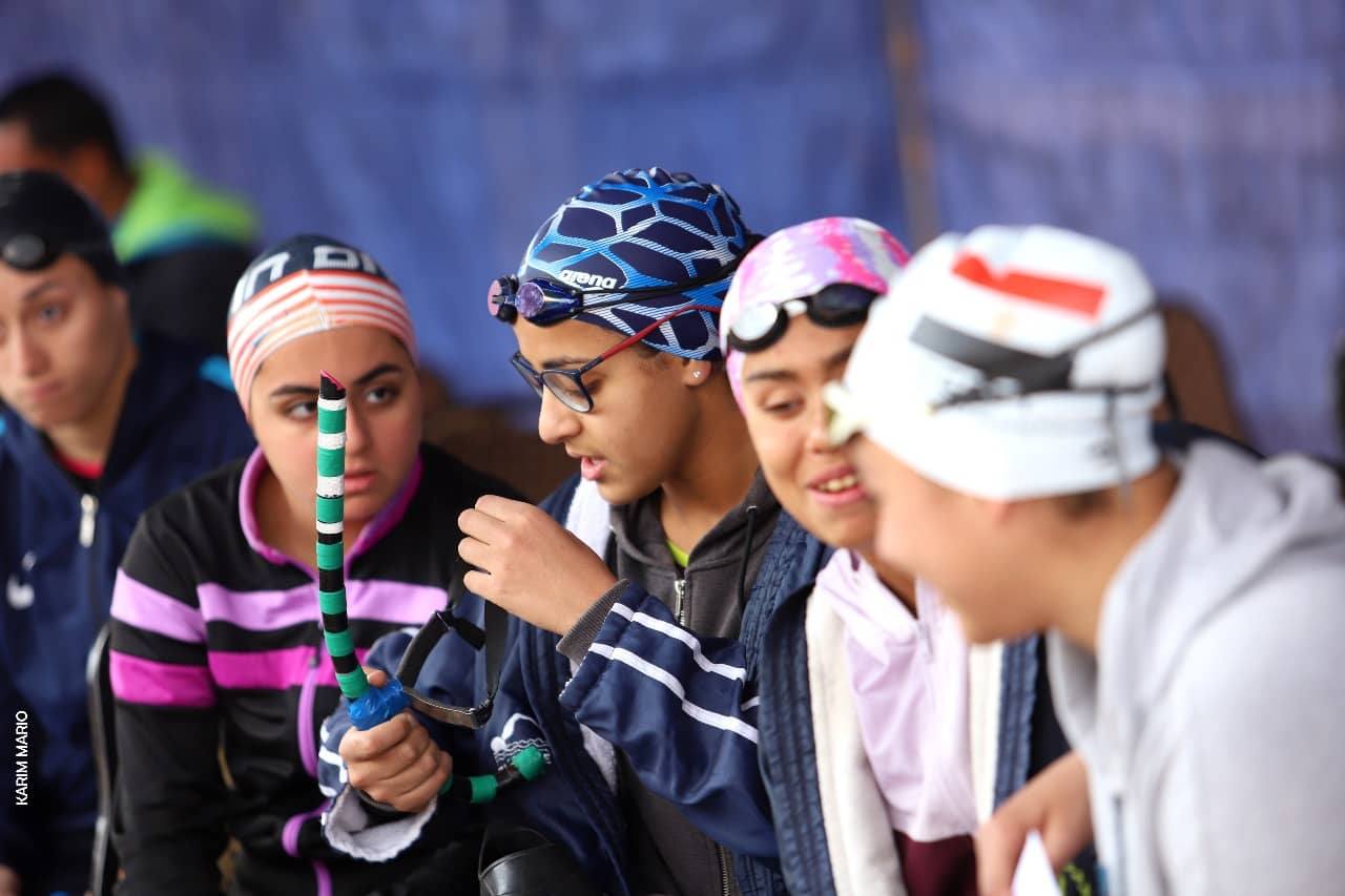 المفاجآت تتوالى فى بطولة الجمهورية لسباحة الزعانف بالقاهرة