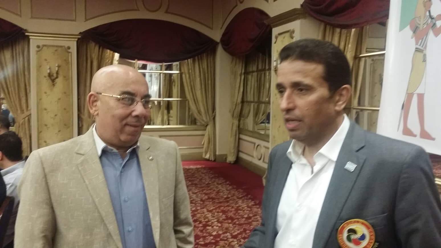 كلمة رئيس الاتحاد العربى للكاراتيه فى افتتاح البطولة العربية