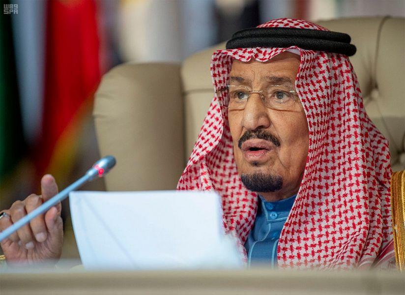 خادم الحرمين الشريفين يتعهد ببقاء القضية الفلسطينية على رأس اهتمامات المملكة