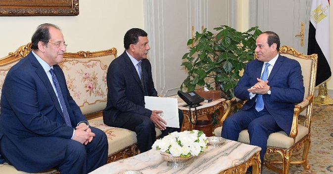 الرئيس السيسي يستقبل رئيس المخابرات السوداني