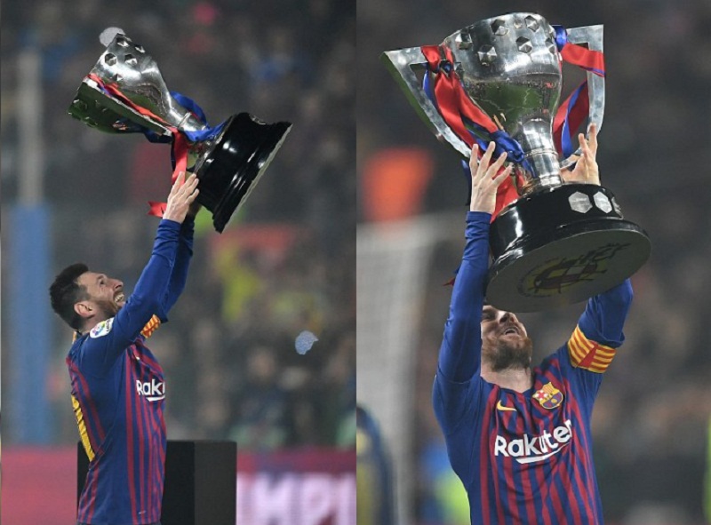 للمرة الـ 26 في تاريخه.. برشلونة بطل الدوري الاسباني

