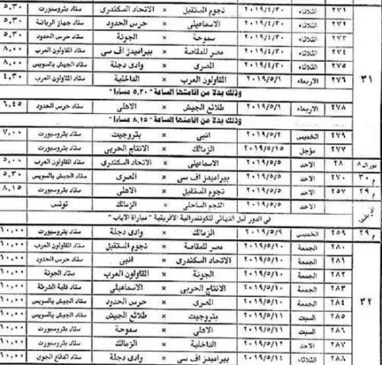 رسميا، تأجيل مباراة الزمالك والانتاج الحربي بالدوري، والكشف عن جدول مباريات الجولة الـ32