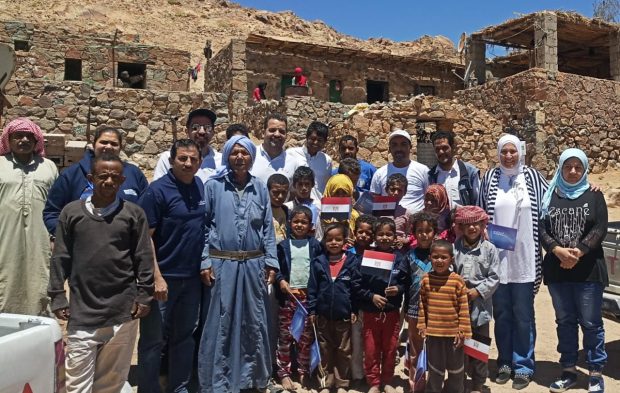 صناع الخير والمصرف المتحد ينفذان المرحلة الخامسة لإنقاذ عيون أهالي سانت كاترين