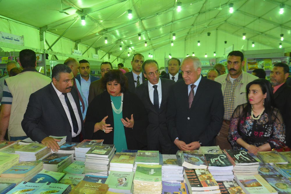 بحضور وزيرة الثقافة ومحافظ الجيزة.. افتتاح معرض فيصل للكتاب فى دورته الثامنة
