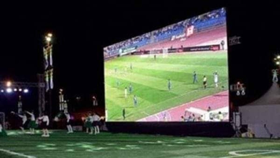 إذاعة مباراة الزمالك ونهضة بركان عبر شاشات عملاقة بنادي الشيخ زايد 