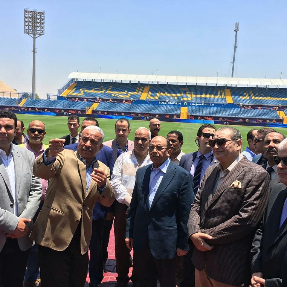 وزير التنمية المحلية يتفقد المنشآت الرياضية بالسويس.. ويؤكد: الملاعب جاهزة لاستقبال المنتخبات الأفريقية
