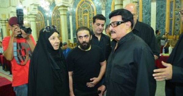 سمير غانم وأشرف زكي يقدمان واجب العزاء في محمد نجم 
