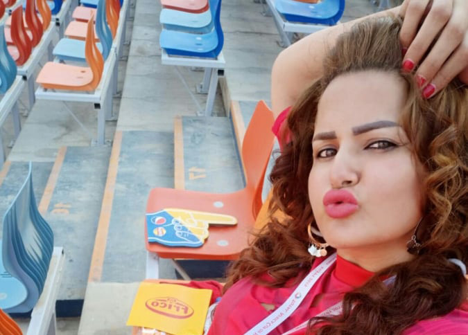 سما المصري من داخل الاستاد: اديني قفلت المنور وفتحت البدروم