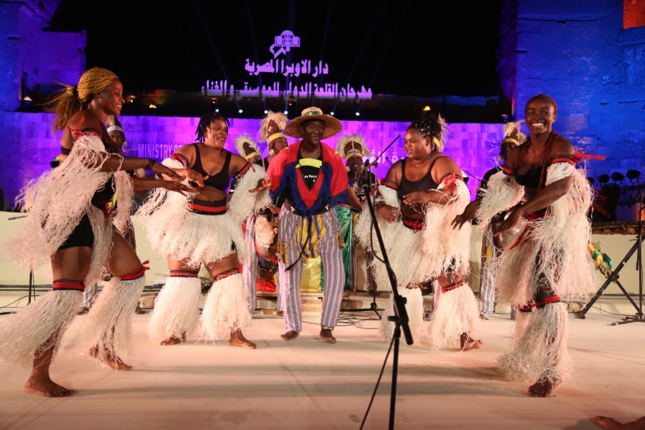 جمهور الأوبرا فى القلعة يحتفل مع إيقاعات غينيا برئاسة مصر للاتحاد الإفريقى