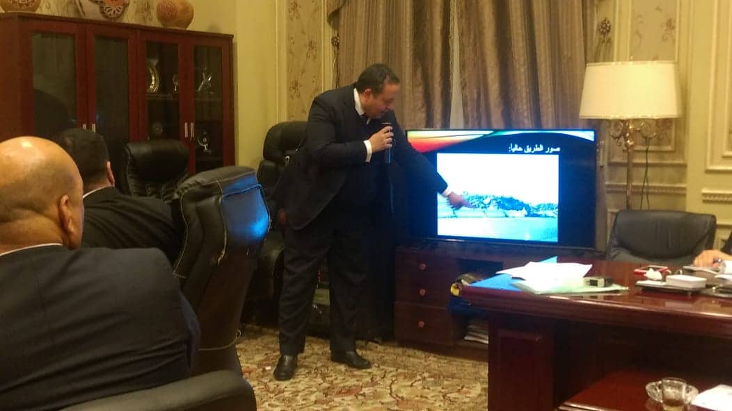 طلب إحاطة لوزير النقل بشأن الأعمال الجارية بطريق السويس