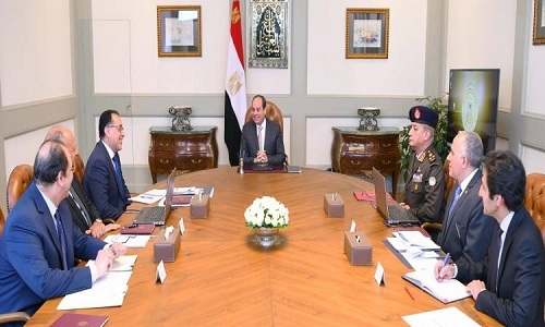  السيسى يوجه بمواصلة العمل للحفاظ على حقوق مصر المائية
