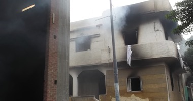 مصرع عامل فى حريق منزل بالقناطر الخيرية 
