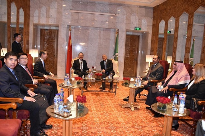 أبو الغيط يبحث مع وزير خارجية الصين تطورات الأوضاع والتدخلات الإيرانية في المنطقة