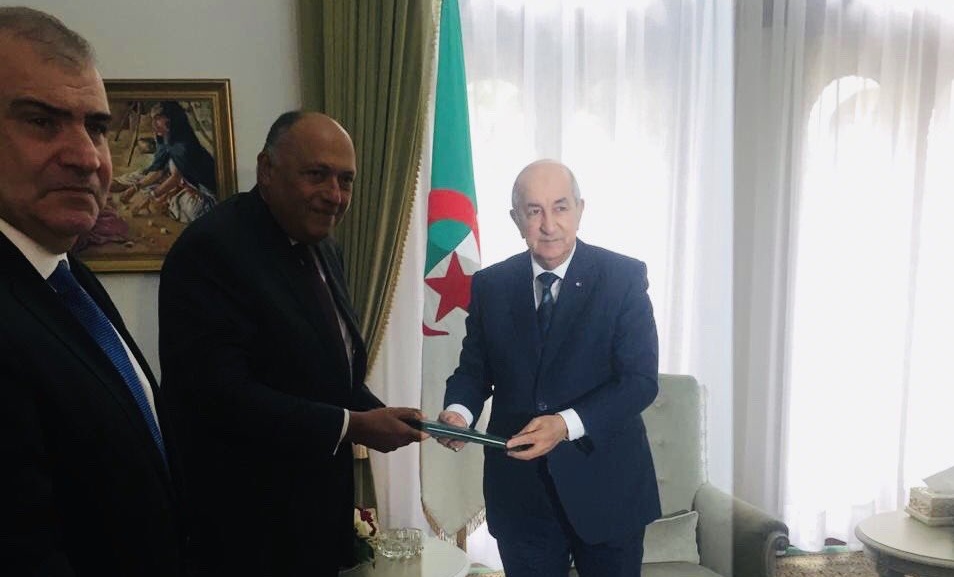 وزير الخارجية يصل الجزائر حاملا رسالة من الرئيس السيسي لنظيره الجزائري
