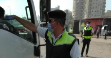 تحرير 4468 مخالفة مرورية خلال حملة بميادين وشوارع الجيزة

