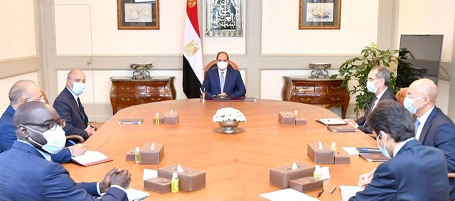 الرئيس السيسي يستقبل رئيس شركة 