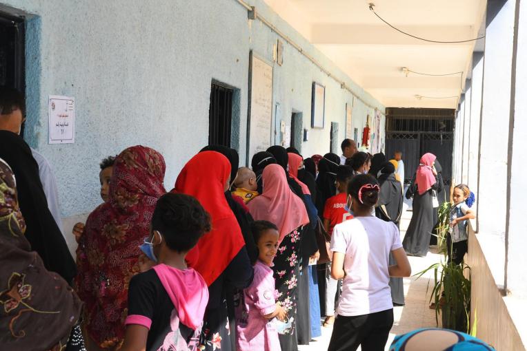 حضور مميز لحواء فى انتخابات الاعاده بدائره 
