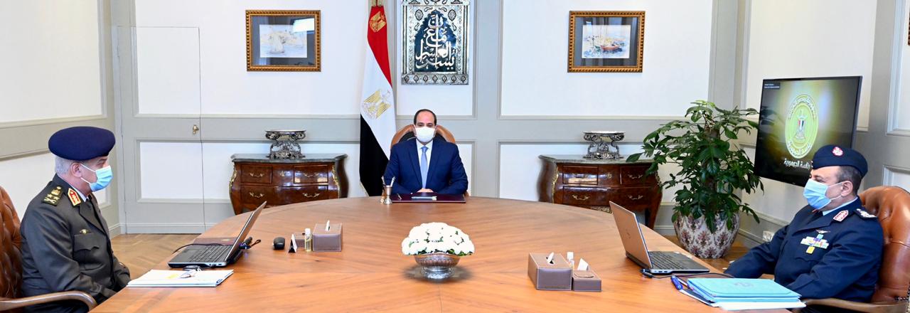 خلال لقائه بوزير الدفاع .. السيسي يوجه بالاستعداد لحماية أمن مصر القومي