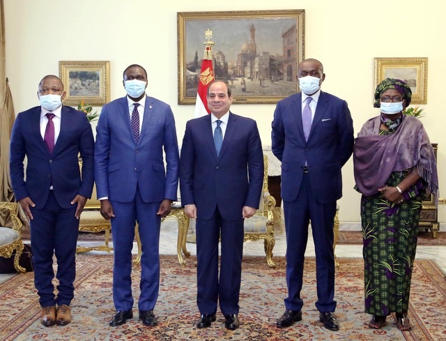 الرئيس السيسي يستقبل وفداً كونغولياً رفيع المستوى
