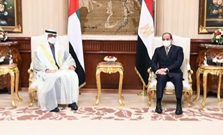 بالصور.. السيسي يشيد بتطور العلاقات السياسية والاقتصادية والعسكرية مع الإمارات