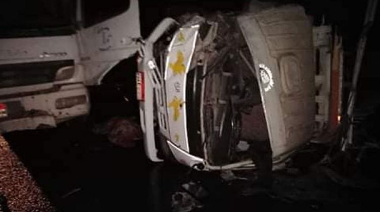 إصابة 11 شرطي فى حادث تصادم 3 سيارات بالطريق الشرقى بالمنيا  