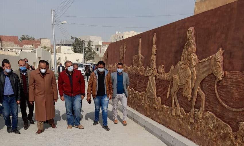 محافظ المنيا يكلف نائبه بمتابعة أعمال المرحلة الثانية من تطوير مسار العائلة المقدسة