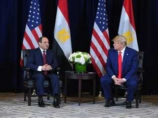 السيسي يتلقى اتصالا هاتفيا من الرئيس الأمريكي دونالد ترامب